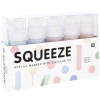Squeeze marker | Rico design | Pastel | 5 x 60 ml