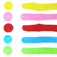 Squeeze marker | Rico design | Regenboog | 5 x 60 ml