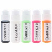 Squeeze marker | Rico design | Neon | 5 x 60 ml