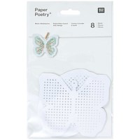 Borduurkaarten | Rico design | Voorjaar | 8 stuks