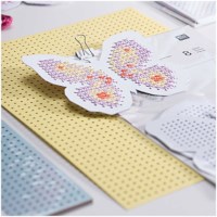 Borduurkaarten | Rico design | Voorjaar | 8 stuks