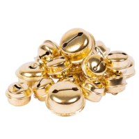 Belletjes | Playbox | Goud | 20 en 30 mm | 20 stuks