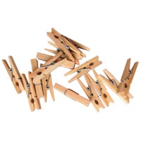 Mini wasknijpers | 25 mm | 100 stuks