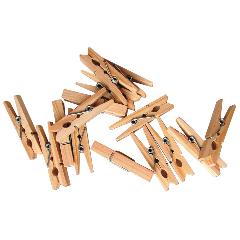 Mini wasknijpers | 25 mm | 100 stuks