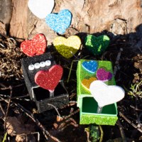 Rubberplaat | Playbox | Glitter assorti | 10 vel