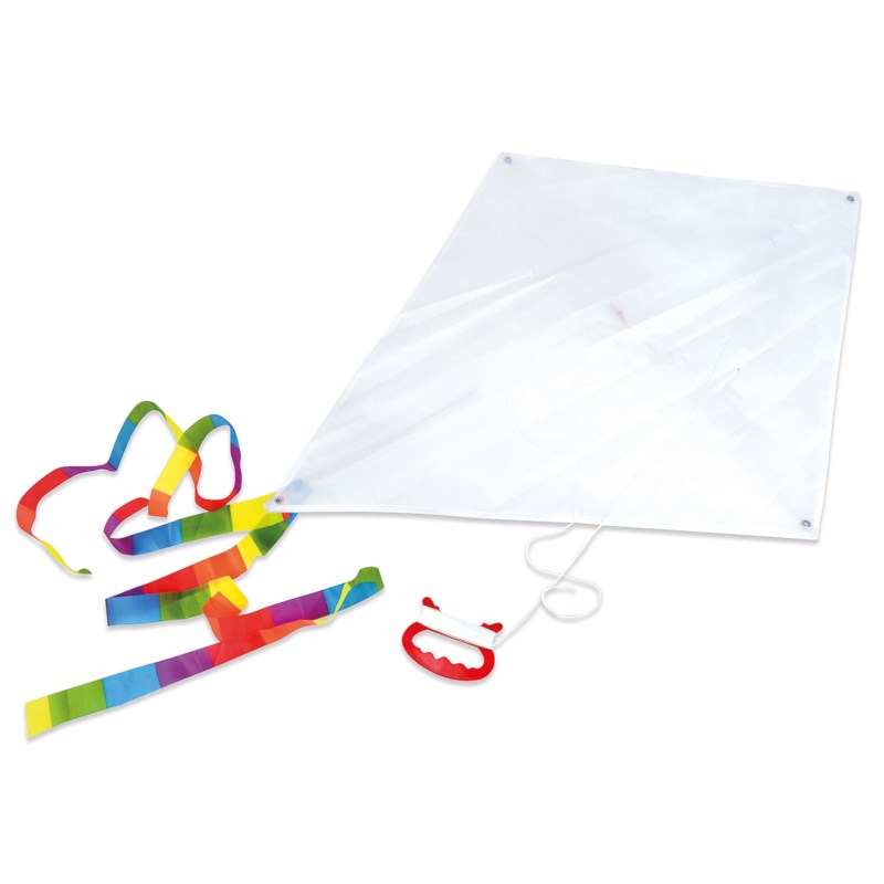 Vlieger | Playbox | Wit | 74 x 58 cm | 10 stuks