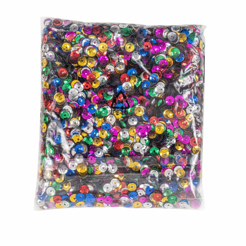 Pailletten | Rond | Playbox | Assortiment | 100 gram