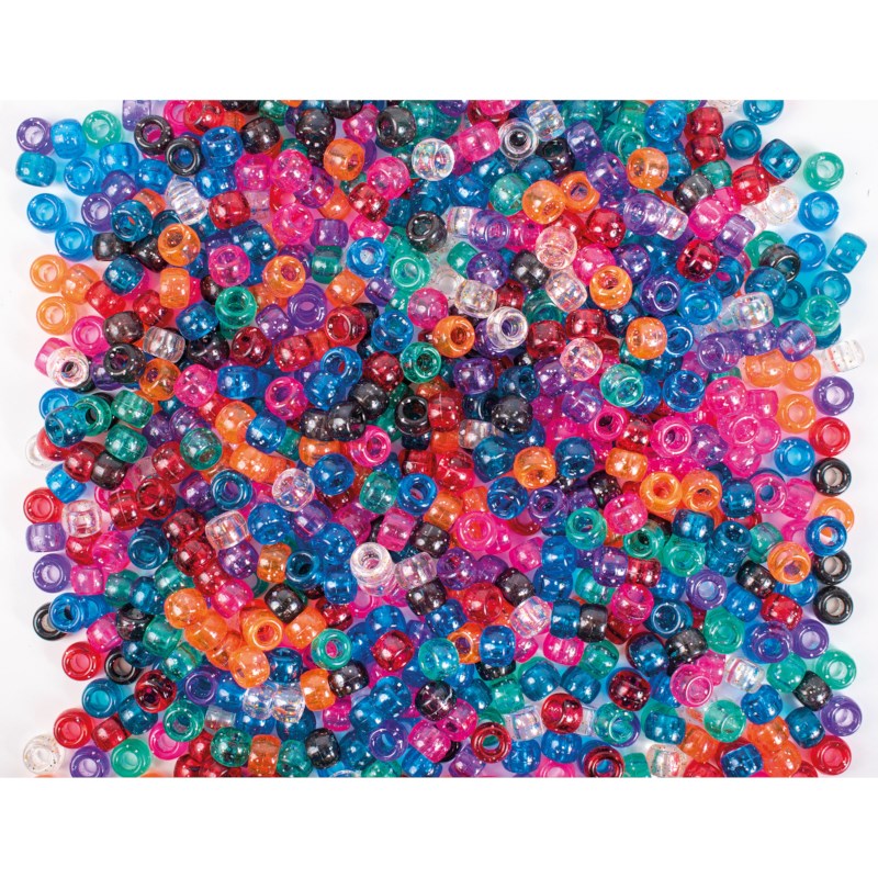 Kralen glitter pony | Playbox | Assorti | 1000 stuks
