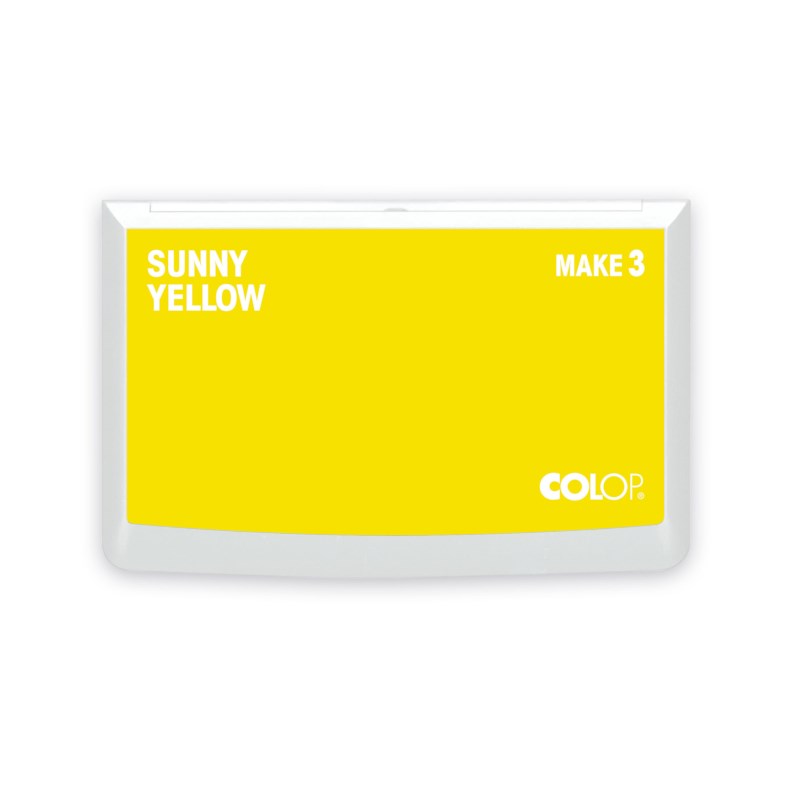 Stempelkussen | Geel | Colop | 9 x 16 cm