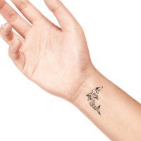Tattoo stempel | LaDot | Dolfijn