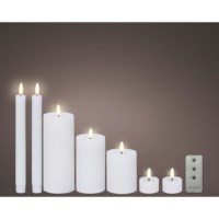 LED kaars | Lumineo | Warm wit | 24 cm | 4 stuks