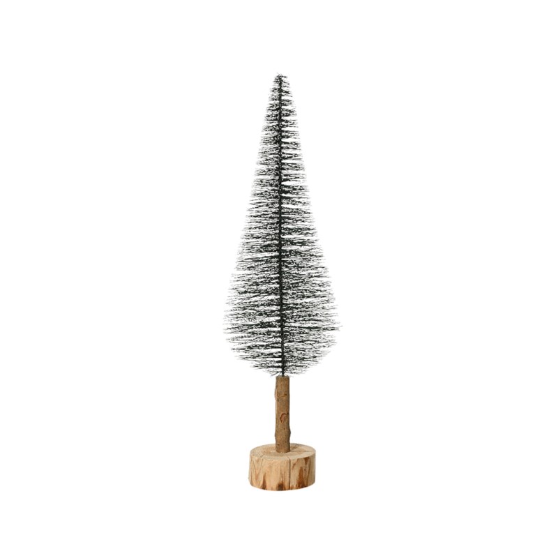 Mini kerstboom op voet  | 20 cm