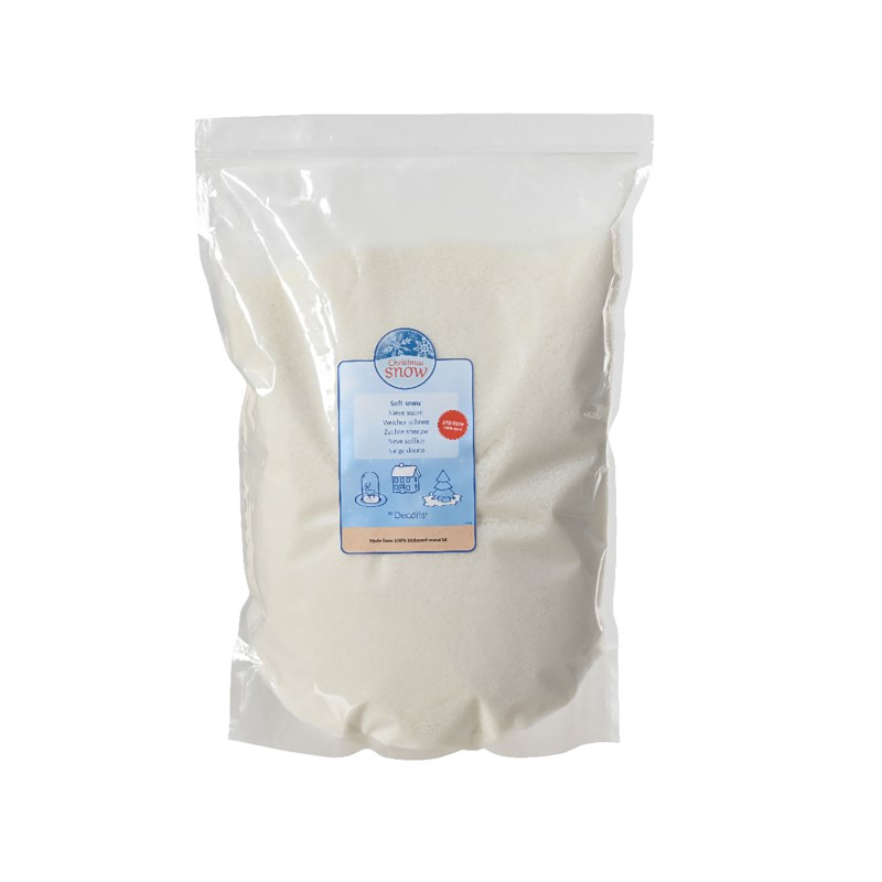 Decoratie sneeuw | Wit | 25 gram