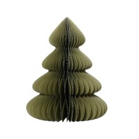 Papieren kerstboom | Groen | 60 x 48 cm