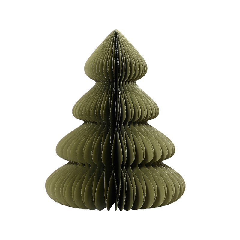 Papieren kerstboom | Groen | 60 x 48 cm