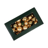 Decoratie balletjes op draad | Goud |  6 x 6 stuks