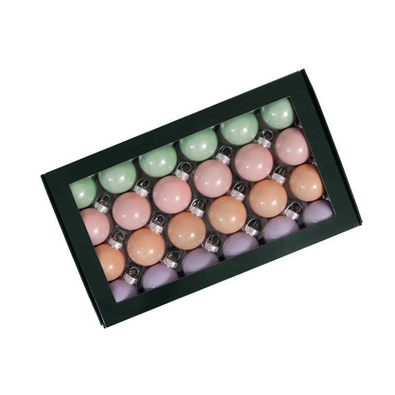 Kerstballen | Pastel | Ø 40 mm | 48 stuks