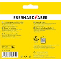 Stoepkrijt | Eberhard Faber | 6 stuks | Glitter