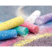 Stoepkrijt | Eberhard Faber | 6 stuks | Glitter