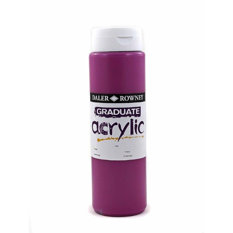 Acrylverf | Daler Rowney | Purple 433 | Graduate | 500 ml 