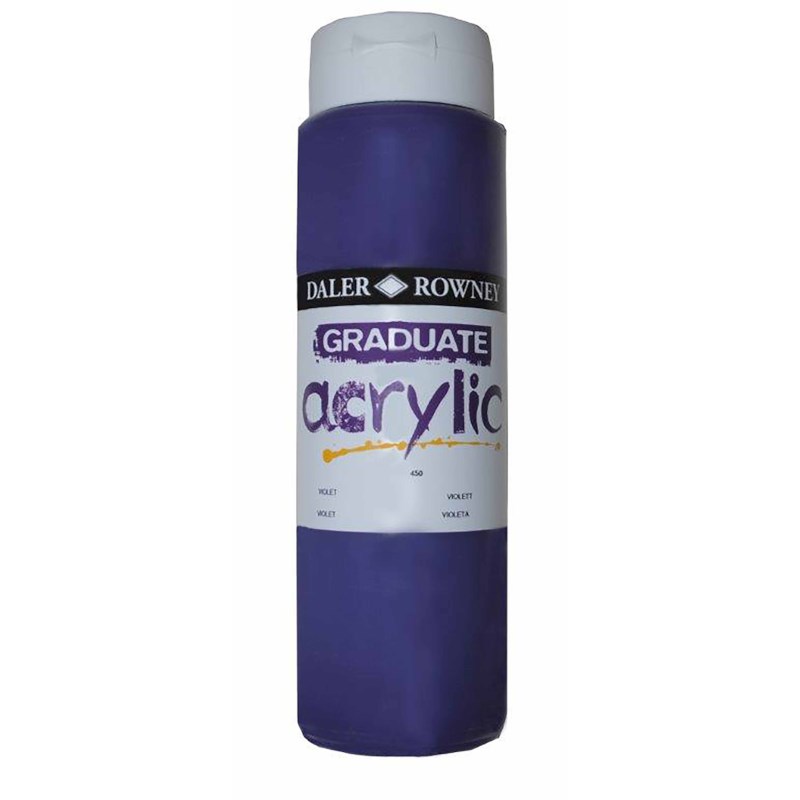 Acrylverf | Daler Rowney | Violet 450 | Graduate | 500 ml