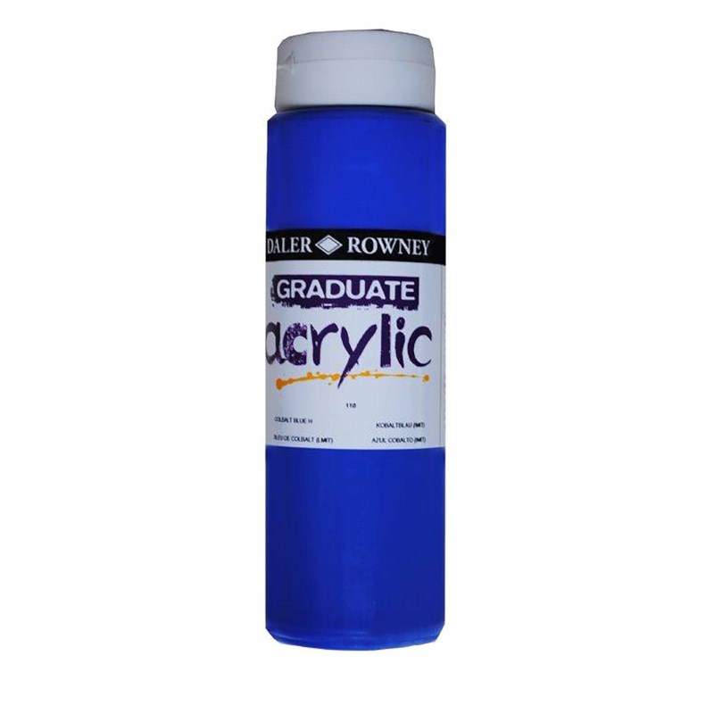 Acrylverf | Daler Rowney | Cobalt Blue (Hue) 110 | Graduate | 500 ml 