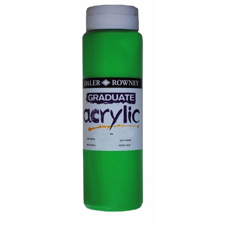 Acrylverf | Daler Rowney | Leaf Green 355 | Graduate | 500 ml