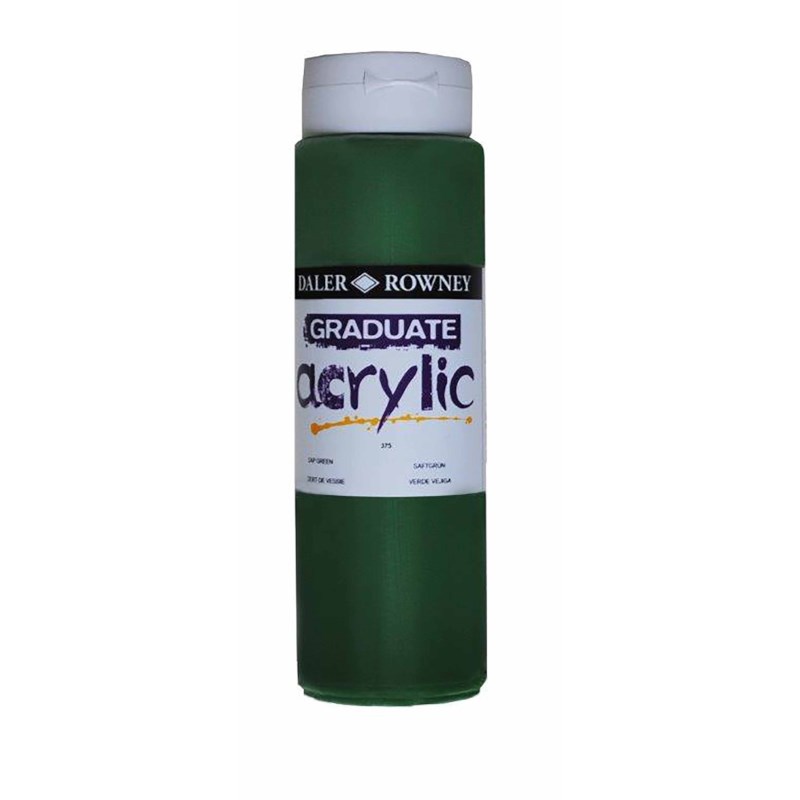 Acrylverf | Daler Rowney | Sap Green 375 | Graduate | 500 ml 