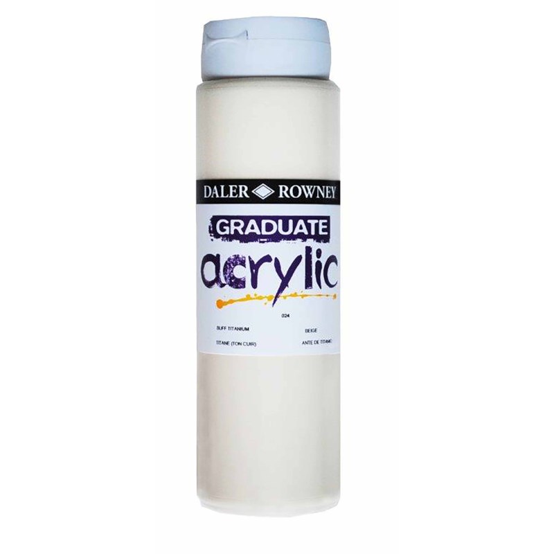 Acrylverf | Daler Rowney | Buff Titanium 024 | Graduate | 500 ml 