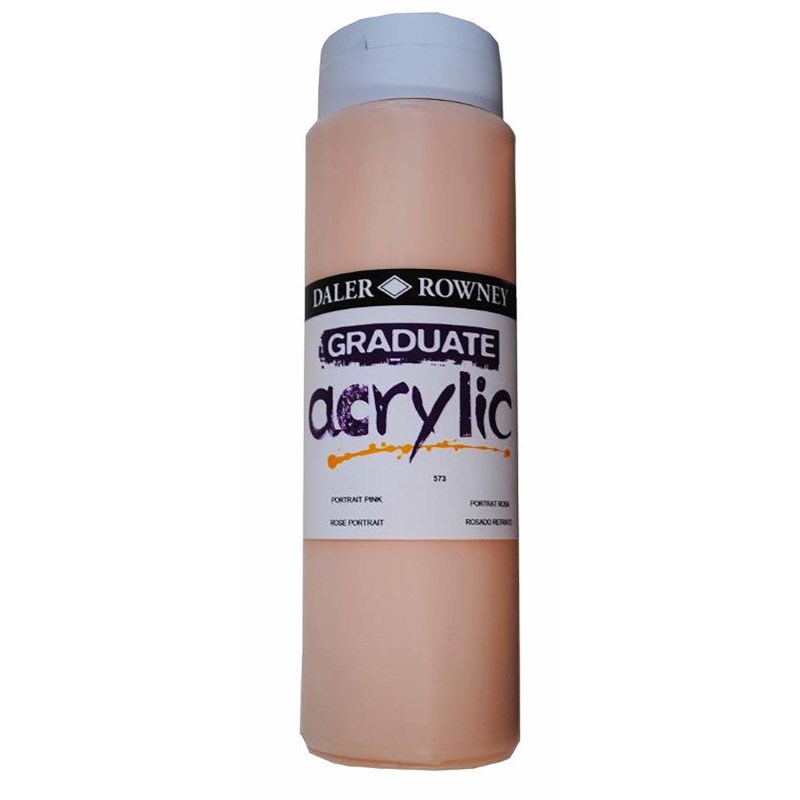 Acrylverf | Daler Rowney | Portrait Pink 573 | Graduate | 500 ml 