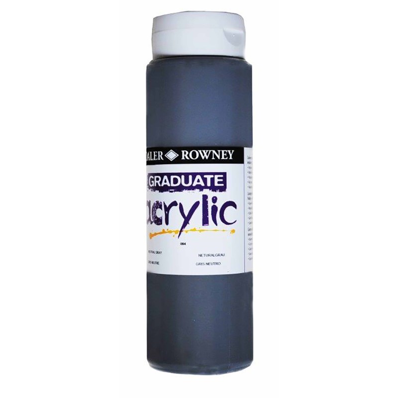 Acrylverf | Daler Rowney | Neutral Grey 084 | Graduate | 500 ml 
