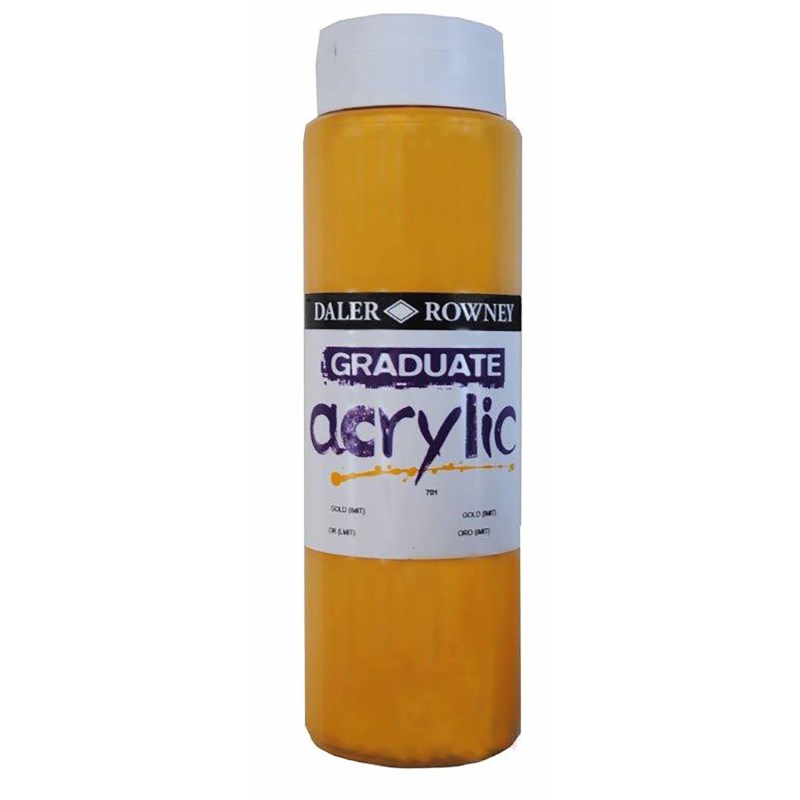 Acrylverf | Daler Rowney | Gold ( Hue) 701 | Graduate | 500 ml 