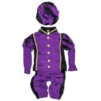 Verkleedkleding | Piet | Paars | maat 128