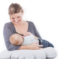 Voedingskussen | Doomoo | Grijs | Softy