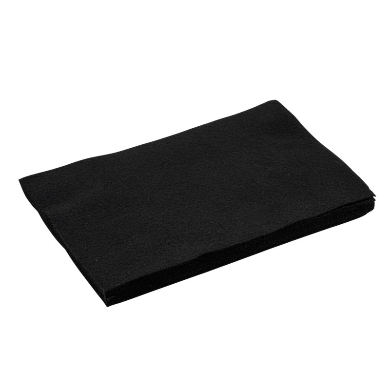 Vilt | Folia | 20 x 30 cm | Zwart | 10 vel