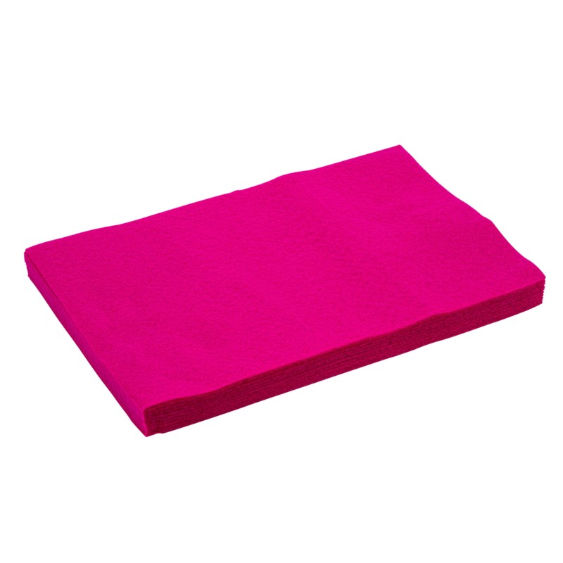Vilt | Folia | 20 x 30 cm | Fuchsia | 10 vel