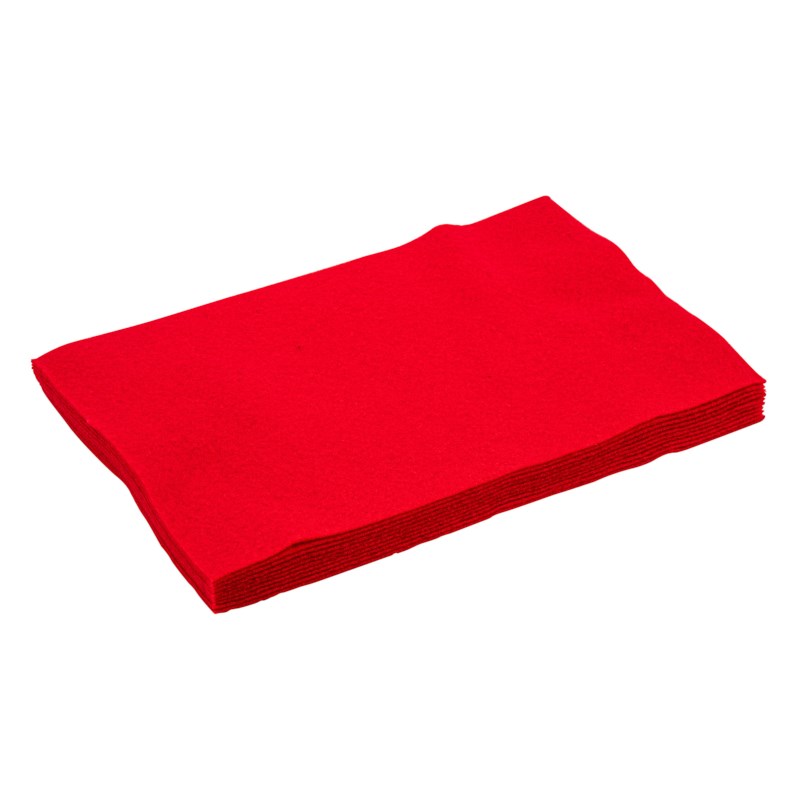 Vilt | Folia | 20 x 30 cm | Rood | 10 vel