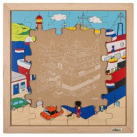Verkeer - veerboot | Educo | Legpuzzel | 36 puzzelstukken | REISTIJD.