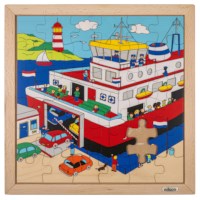 Verkeer - veerboot | Educo | Legpuzzel | 36 puzzelstukken | REISTIJD.