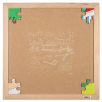 Verkeer - bus | Educo | Legpuzzel | 49 puzzelstukken | REISTIJD.