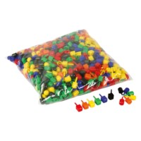 Mini Mozaïek - pinnen assorti kleuren | Educo | Aanvulset | 10 mm | 800 stuks | MOZAÏEK.