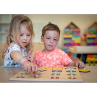 Geometrische vormen | Educo | Spelbord | KLEURRIJK.