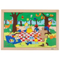 Kinderen - picknick | Educo | Legpuzzel | 24 puzzelstukken | HUMMEL.