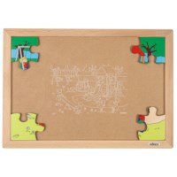 Kinderen - speeltuin | Educo | Legpuzzel | 24 puzzelstukken | HUMMEL.