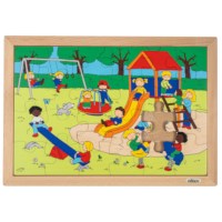 Kinderen - speeltuin | Educo | Legpuzzel | 24 puzzelstukken | HUMMEL.