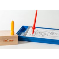 Prikpen | Educo | Kunststof 14 cm | Rood