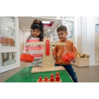 Weegschaal - gewichten | Educo | Speelset | 8-delig | GEWICHTIG.