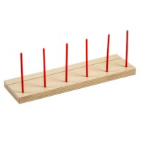 Zoek en tel - spelstandaard 10 telposities | Educo | Aanvulset | 6 stokjes | TELWERK.