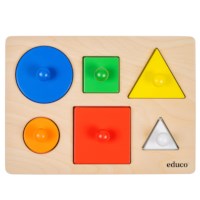 Vormen sorteren | Educo | Spelbord | KLEURRIJK.
