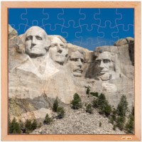 Amerika - Mount Rushmore | Educo | Legpuzzel | 49 puzzelstukken | TREKPLEISTER.